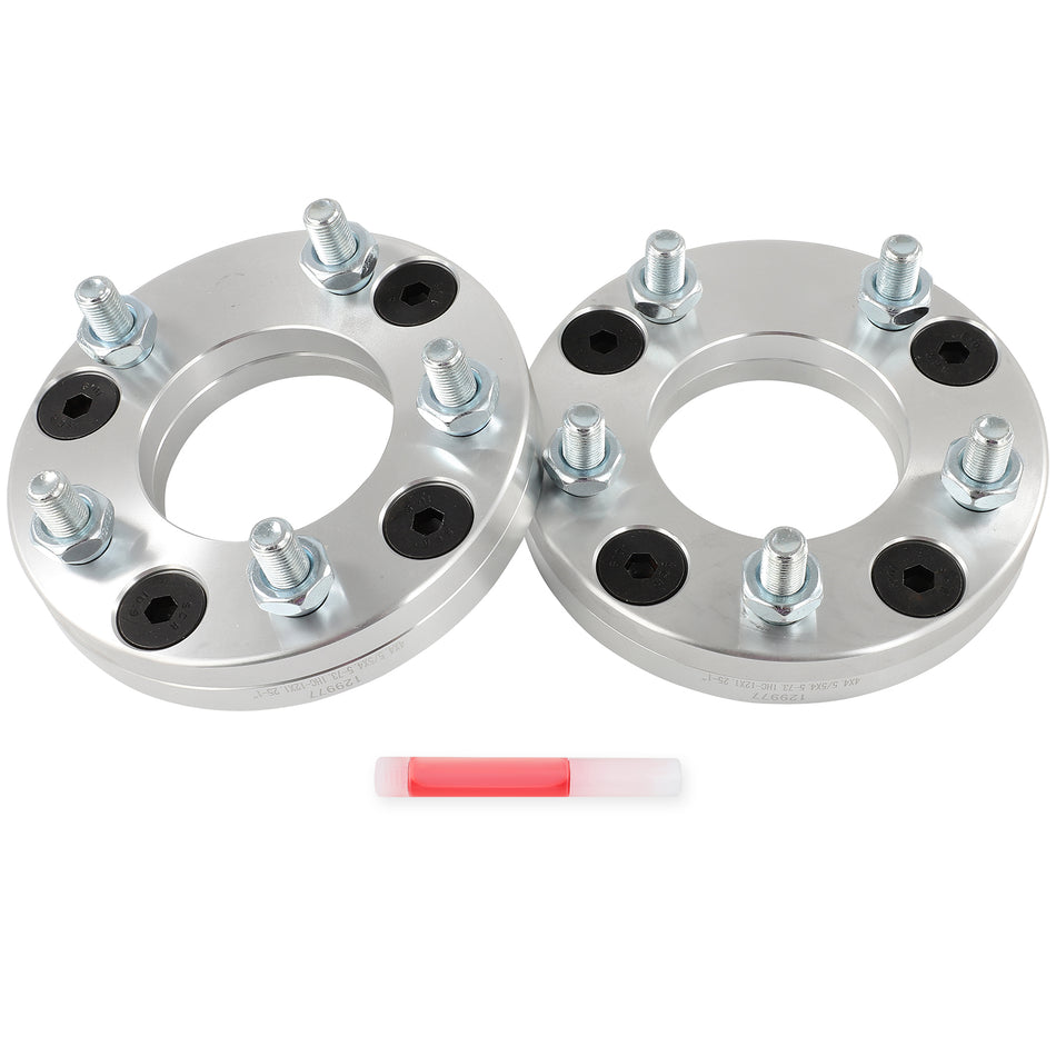 (2) 4x4.5 to 5x4.5 Wheel Adapters 1 inch 4x114.3 Hub to 5x114.3 Wheel For Nissan