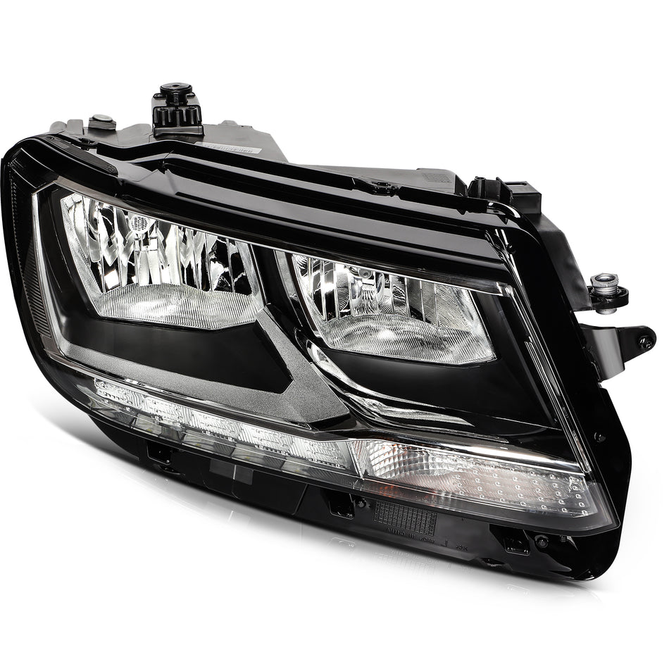 Right Side For 2018-2021 Volkswagen Tiguan Headlight Assembly with LED DRL