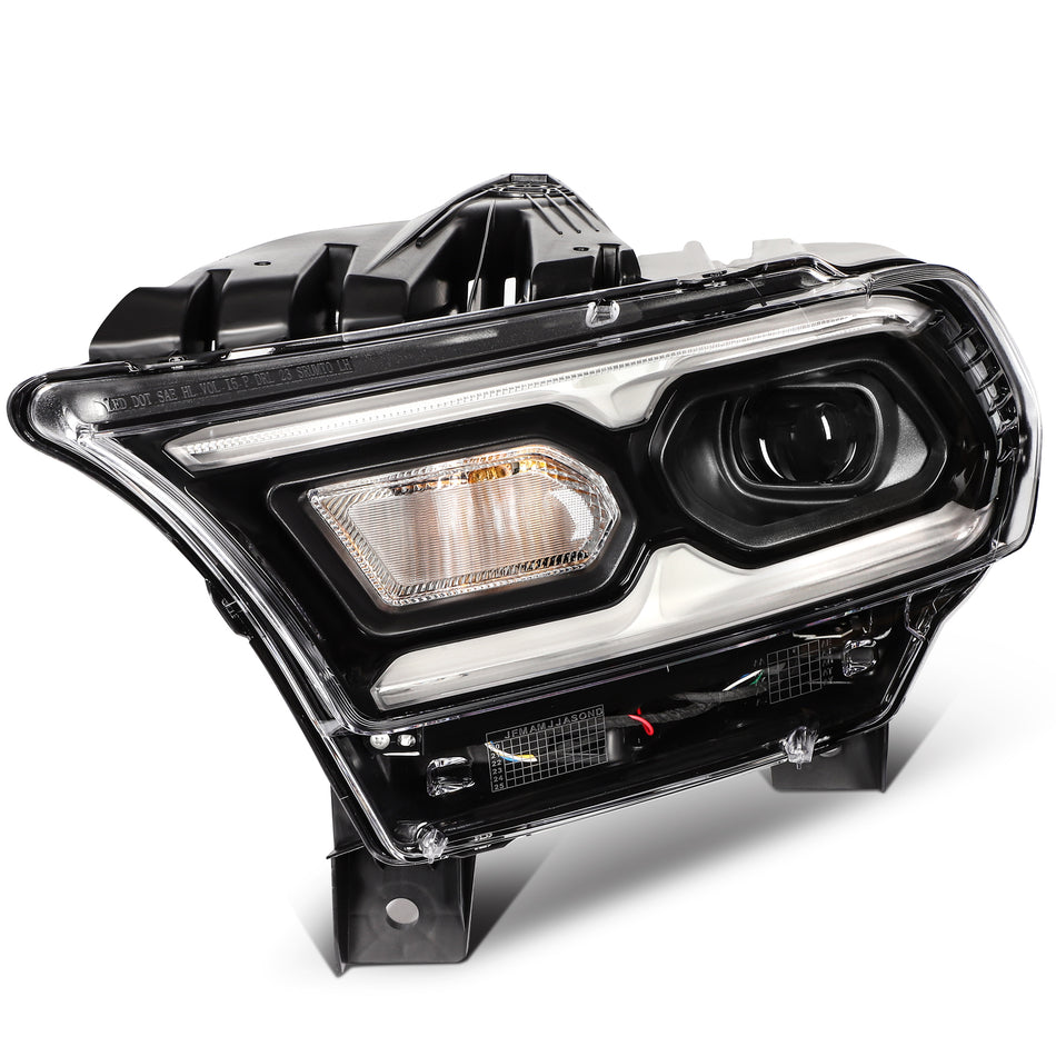 Left Driver Side For 2021-2024 Dodge Durango Headlight Assembly with LED DRL