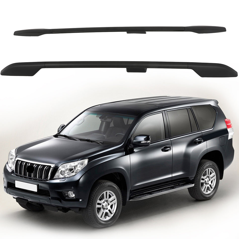 Roof Rack Set Side Rail For 2003-2009 Toyota Prado 120 Aluminum Luggage Carrier