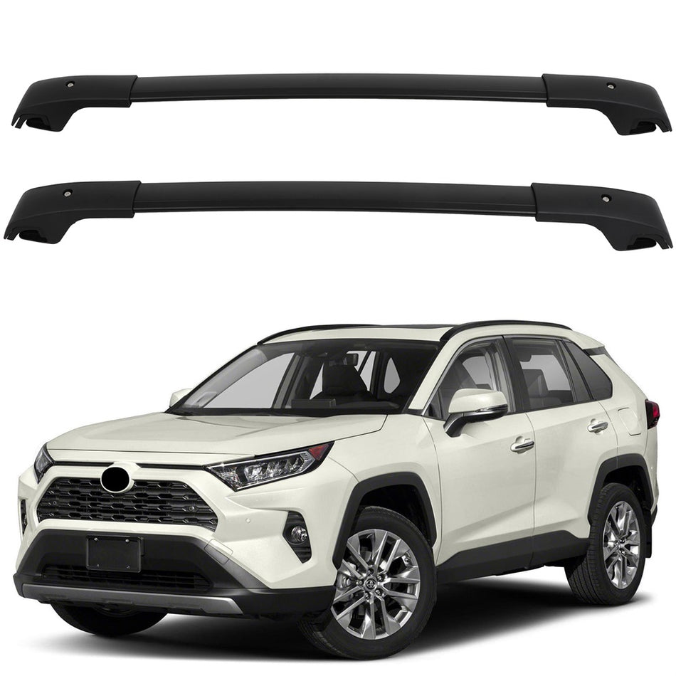 For 2013-2018 Toyota RAV4 Aluminum Roof Rack Set Cross Bar Luggage Cargo Carrier