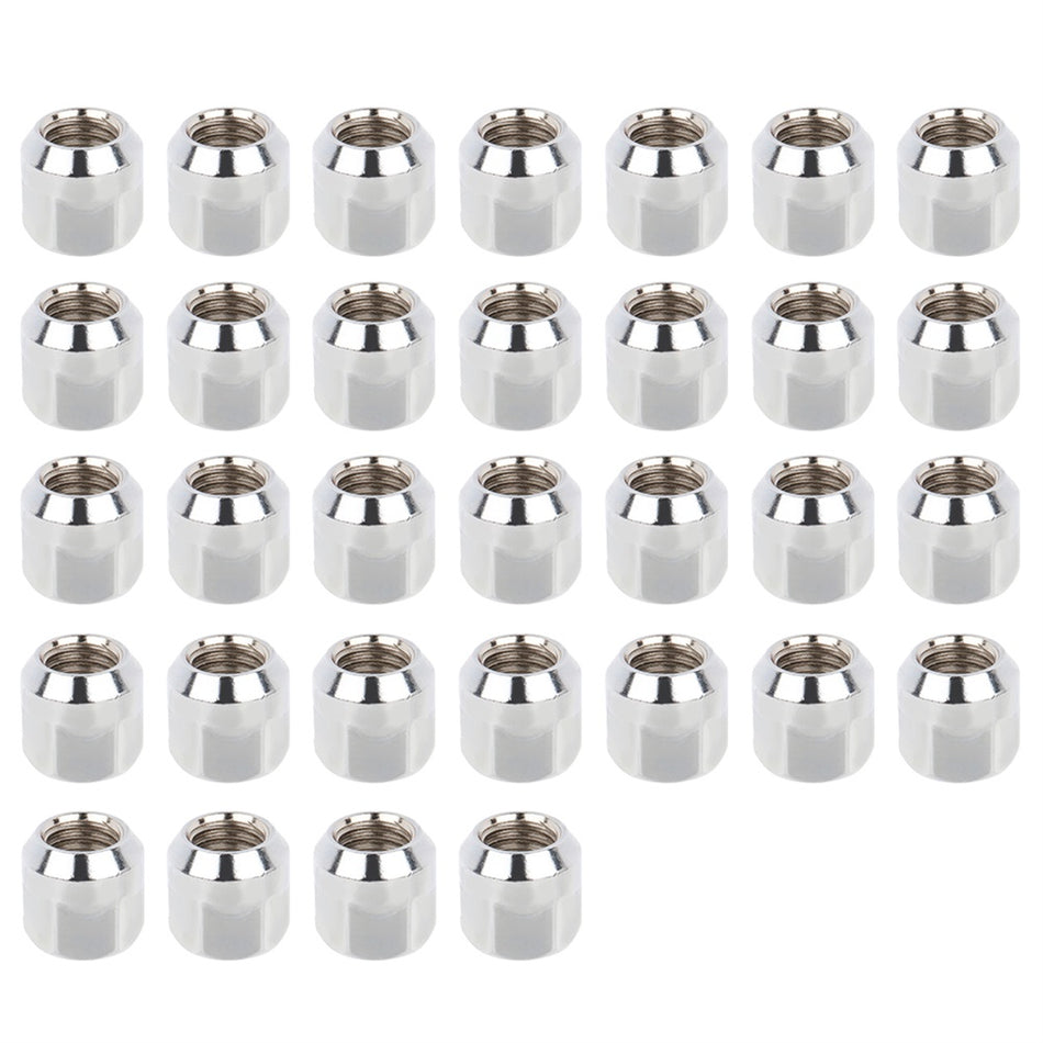 32 Chrome 14x2mm Lug Nuts Fits Ford F-150 Expedition Lincoln Mark LT Navigator