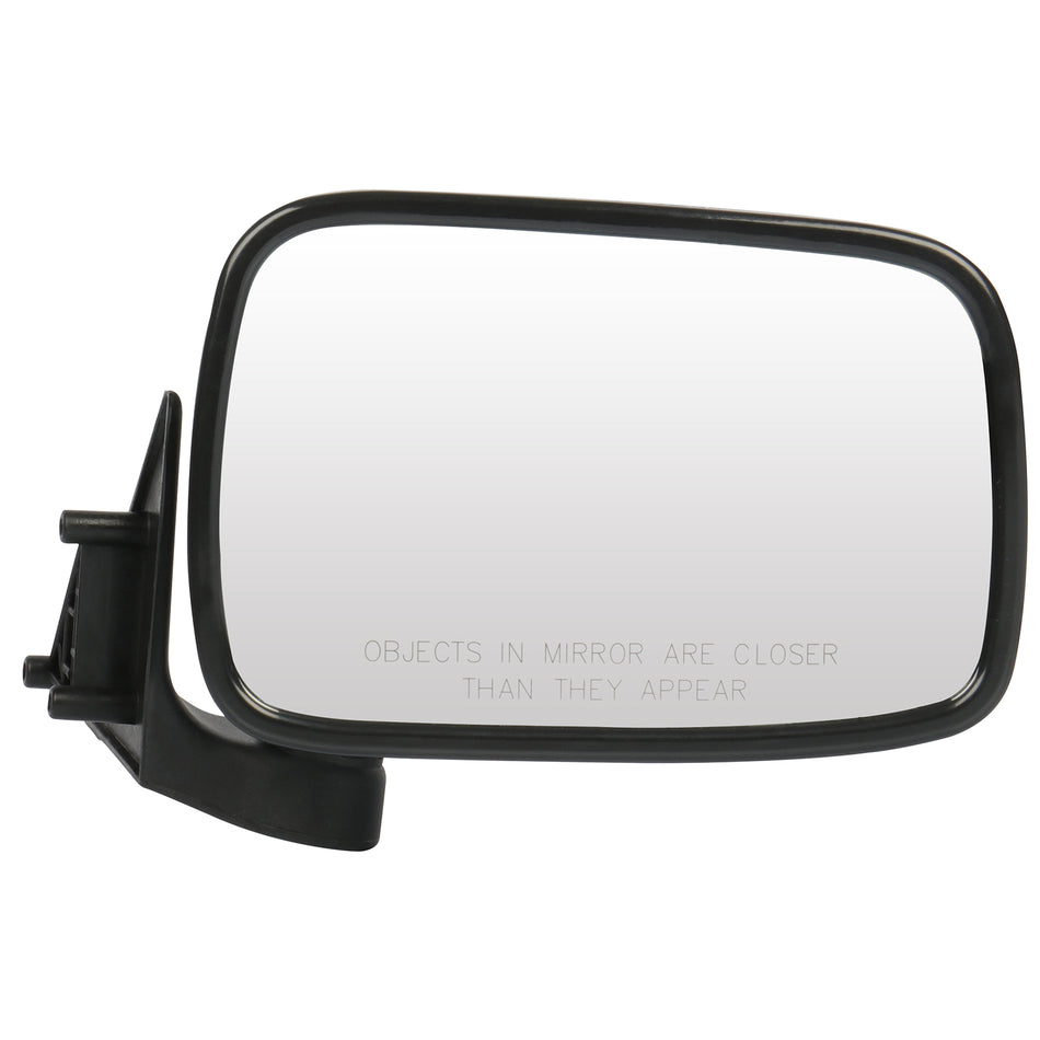 Side View Mirror For 86-87 Mazda B2000 87-93 Mazda B2200 Manual Fold RH Mirror