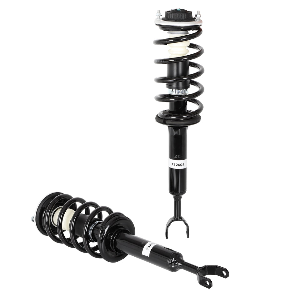 Pair Front Complete Strut & Coil Spring Assembly For Audi A6 Quattro VW Passat