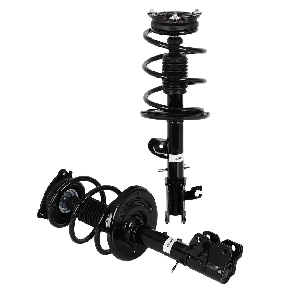 2011-2017 Nissan Quest Van Pair Front Complete Shocks Struts with Coil Springs
