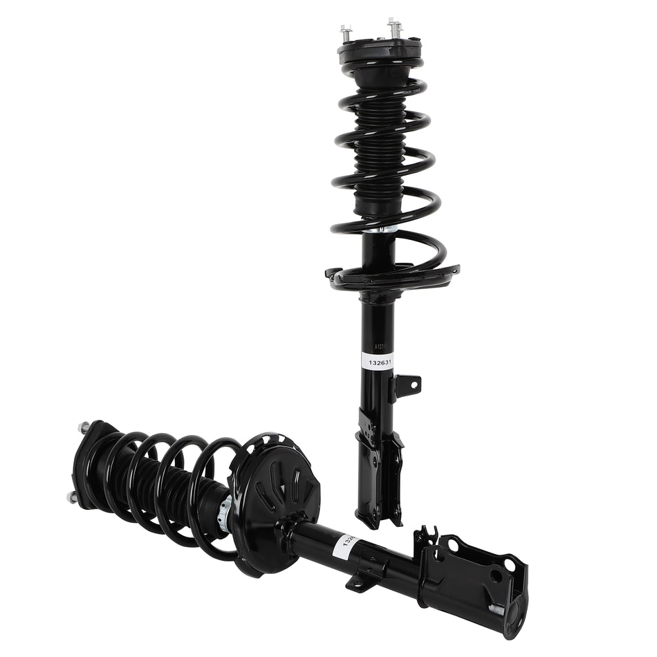 2008-2013 Toyota Highlander FWD Rear Complete Shocks Struts Absorbers Set