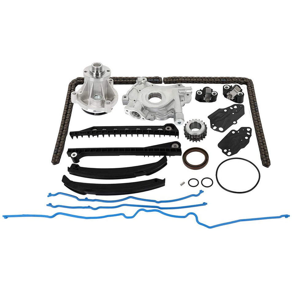 Timing Chain Kit Oil Water Pump Cover Gasket For 04-08 Ford F150 Lincoln 5.4L 132871