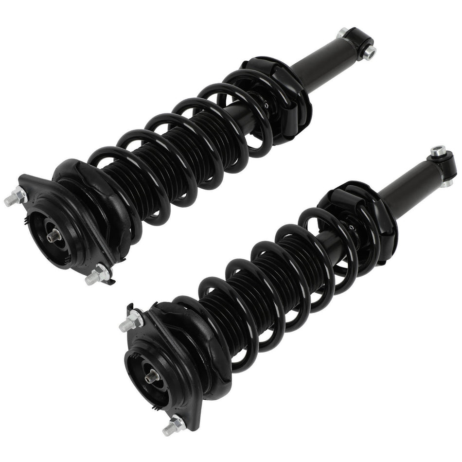 For 2014 2015 2016 Subaru Forester Rear Pair Strut Shocks with Coil Springs Mount