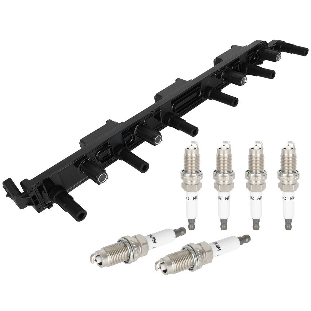 4.0L L6 1999 Jeep Grand Cherokee Ignition Coil & Spark Plugs UF293 Only for Auto