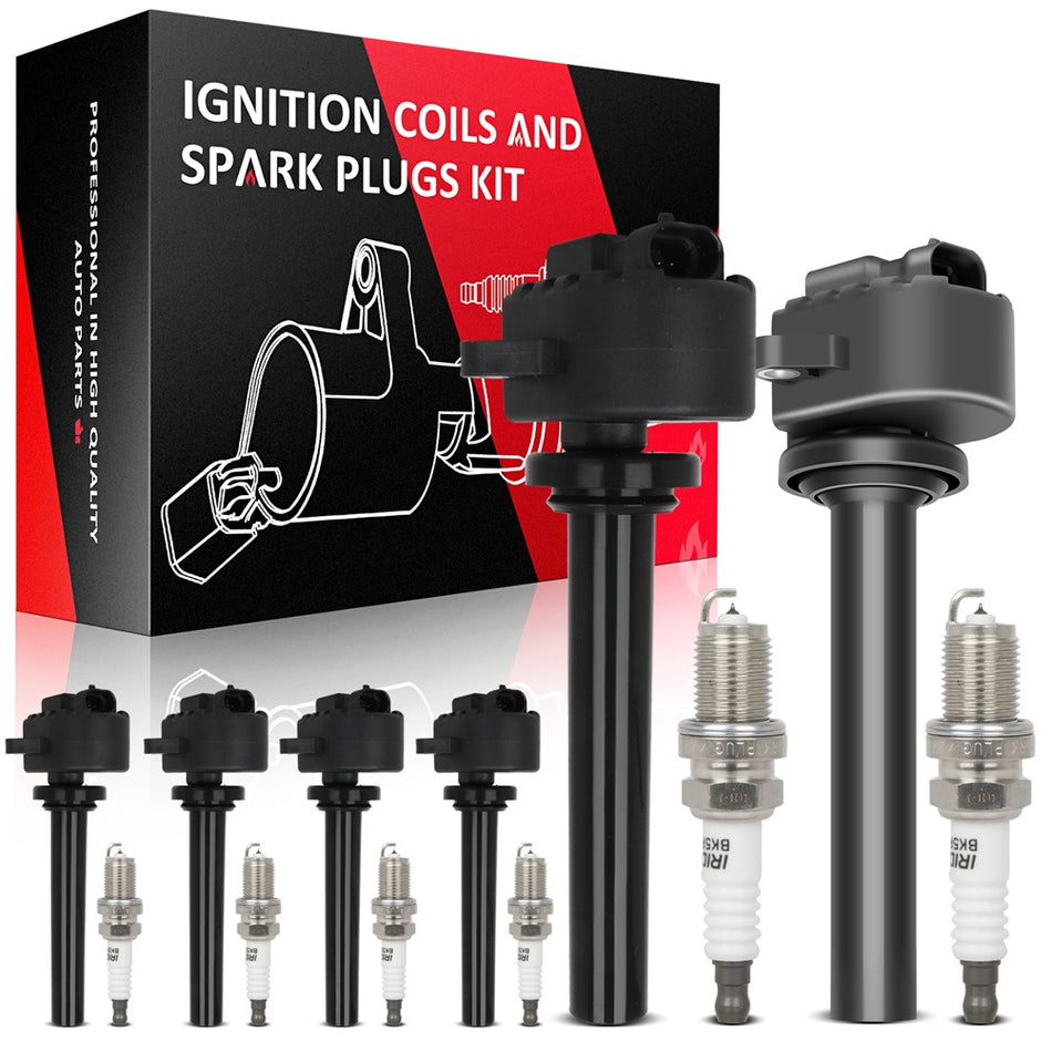 6 For 2000-2004 Isuzu Rodeo 3.2L V6 Ignition Coil & Spark Plug UF252