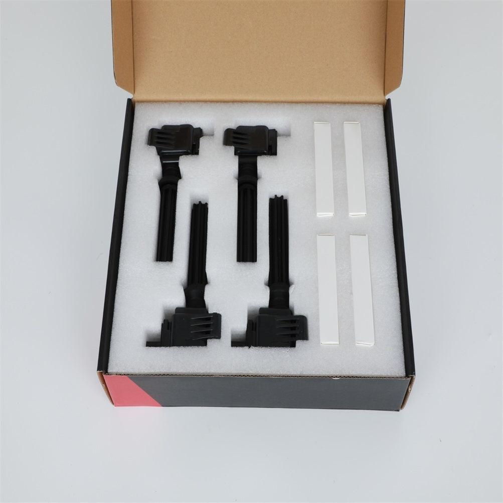 4 For 12-17 Land Rover Range Rover Evoque 2.0L Ignition Coil & Spark Plug UF678 Only for Auto