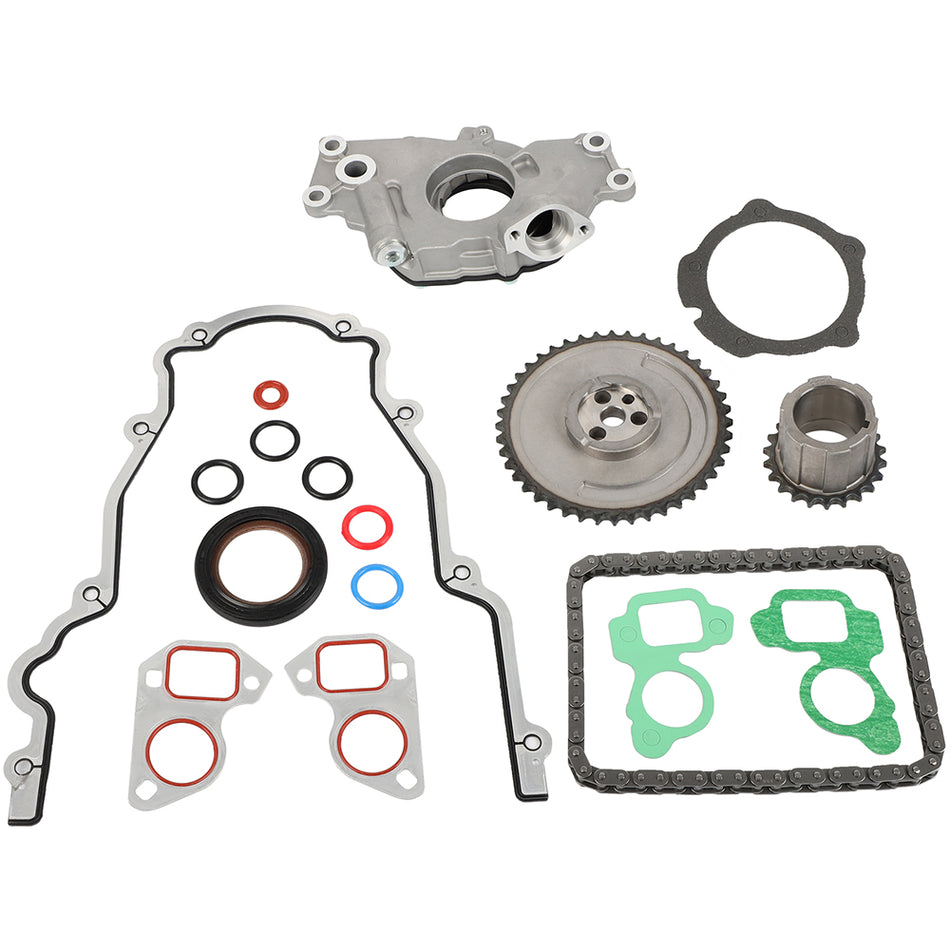 M295 Oil Pump Timing Chain Set Gasket kit fits Chevrolet GM LS1 4.8 5.3 5.7 6.0L 133835