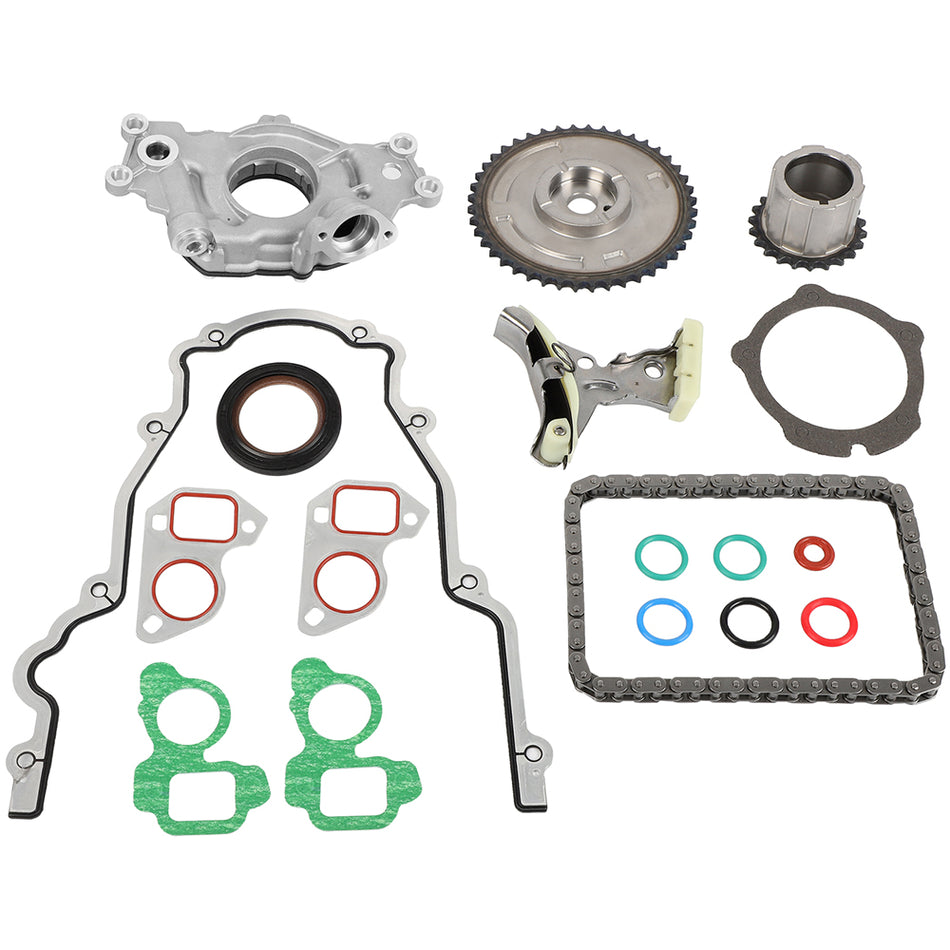 Timing Chain Kit Crank Sprocket Oil Pump For Buick Cadillac GMC Chevrolet 5.3L 133837