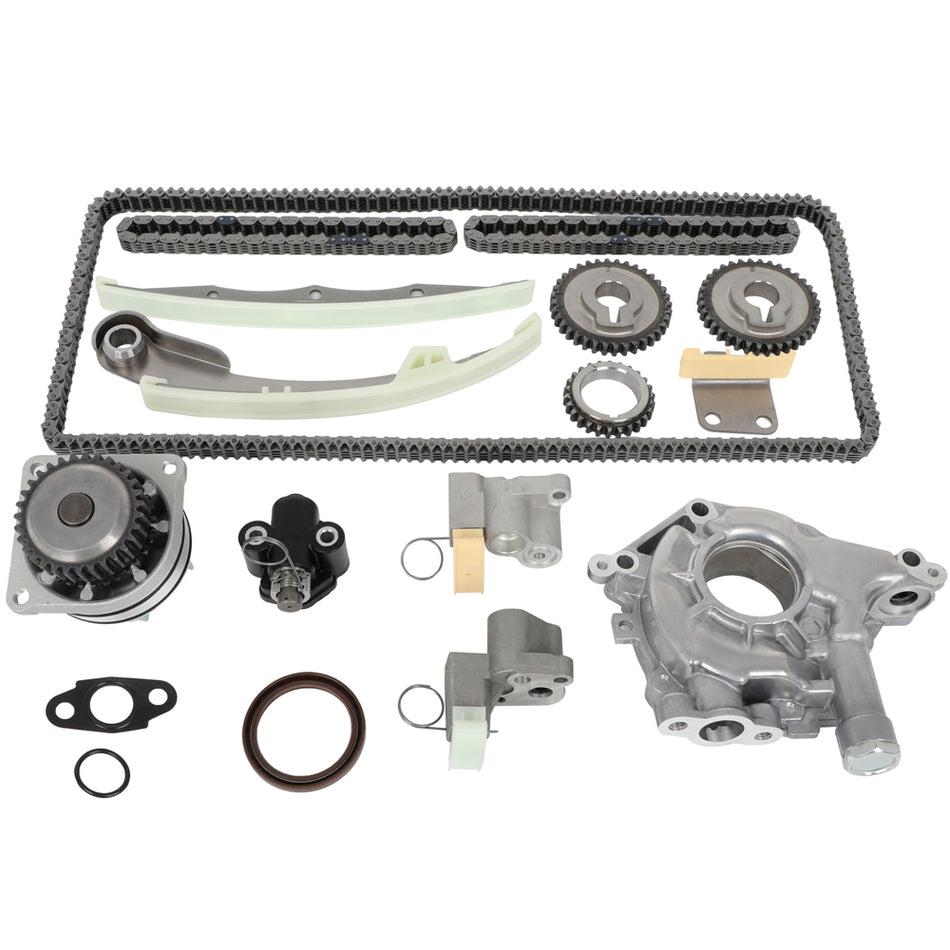 Timing Chain Kit Water Pump Oil Pump For Nissan Altima(~06) 3.5L VQ35DE 04-2009 134142