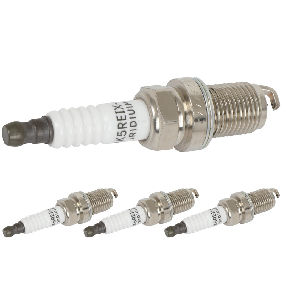 4x Iridium & Platinum Spark Plugs For 2003-2005 Honda Civic 1.3L l4