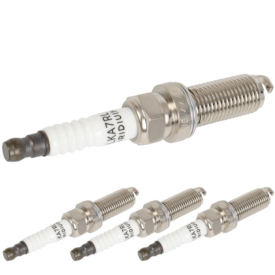 4x Double Iridium Spark Plugs For Mazda CX-9 2.5L 2016-2020
