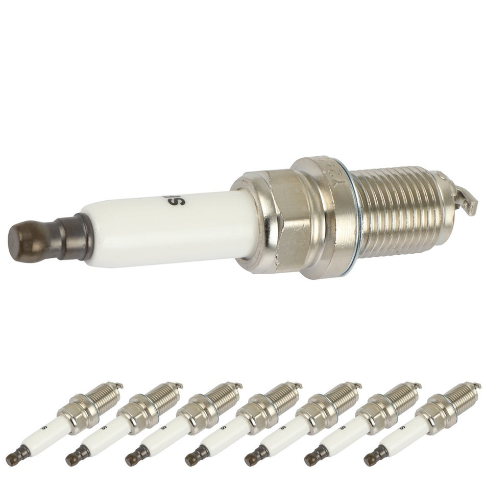 8x Double Platinum Spark Plugs For Audi A8 Quattro 4.2L 2007-2012