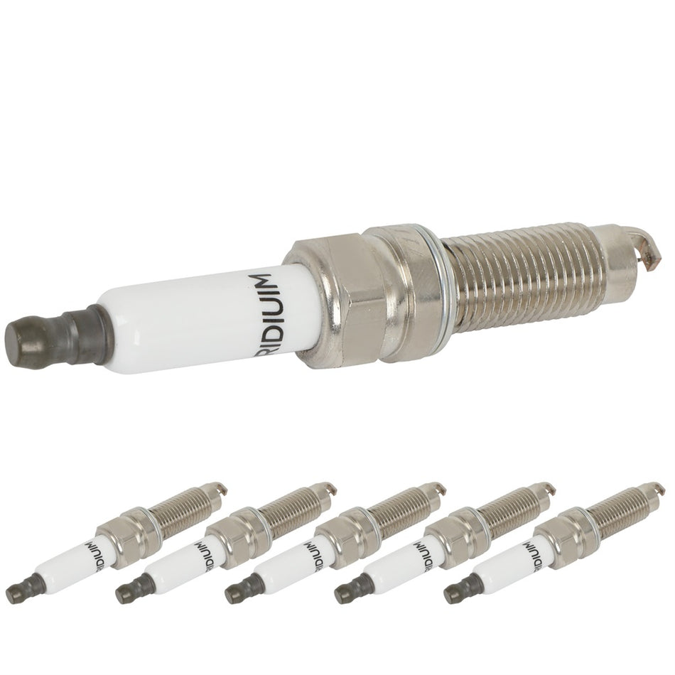 6x Iridium & Platinum Spark Plug For Porsche Cayenne 2011-2014 2016-2018 V6 3.6L