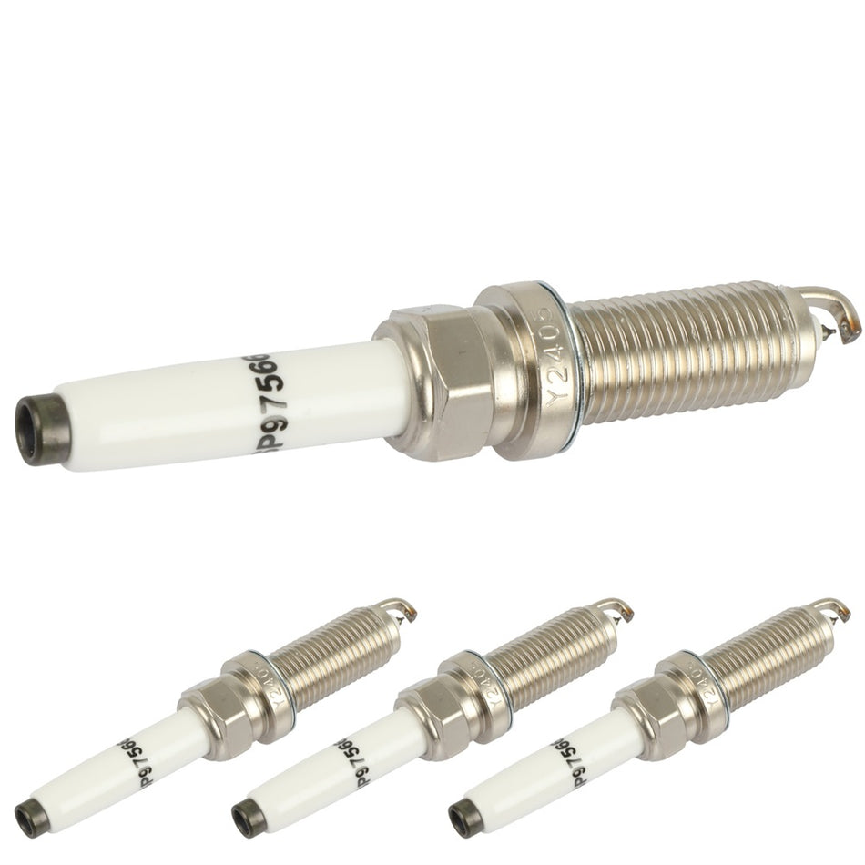 4x Iridium & Platinum Spark Plugs For Mercedes-Benz GLC300 2.0L 2020-2021