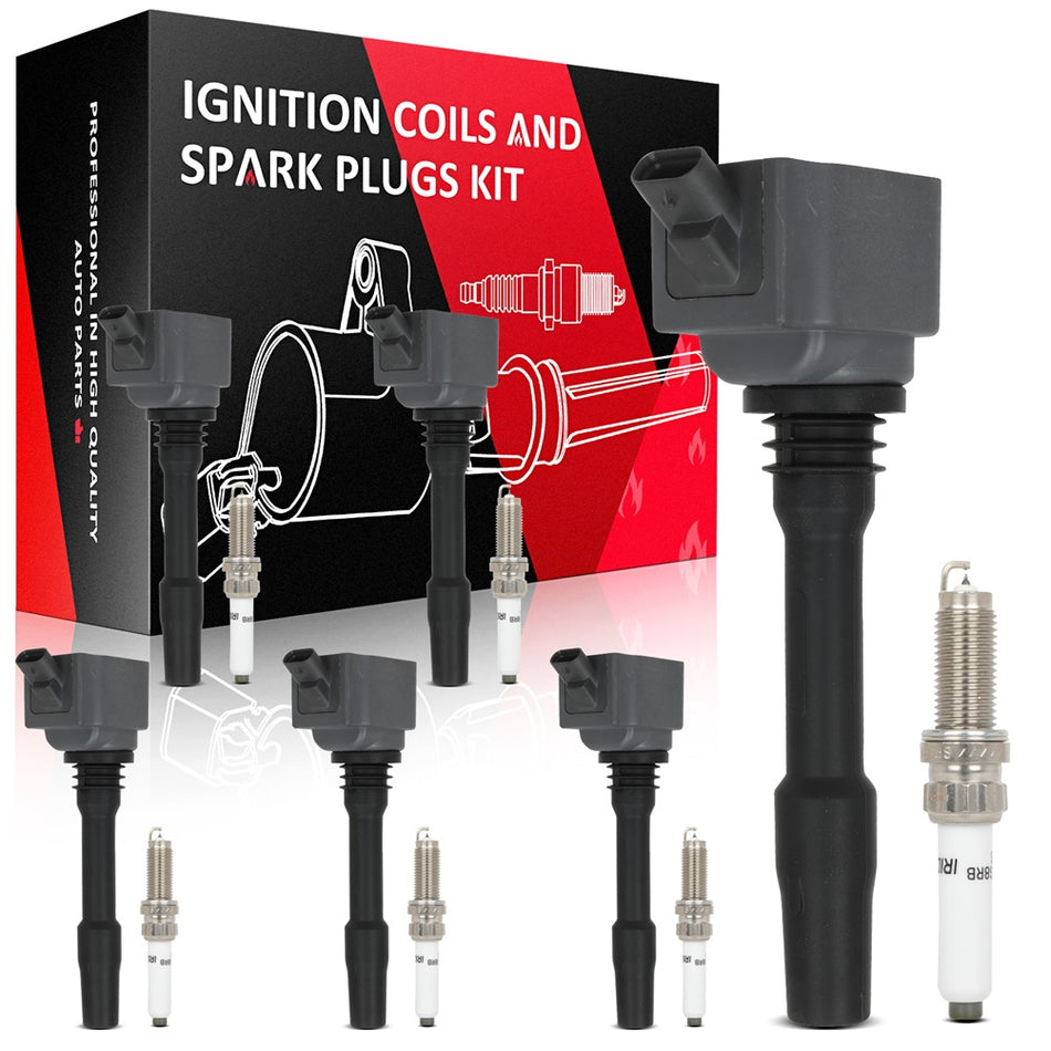 Ignition Coils & Spark Plugs Set For BMW 230i 330i 430i xDrive 2.0L BMW X3 3.0L