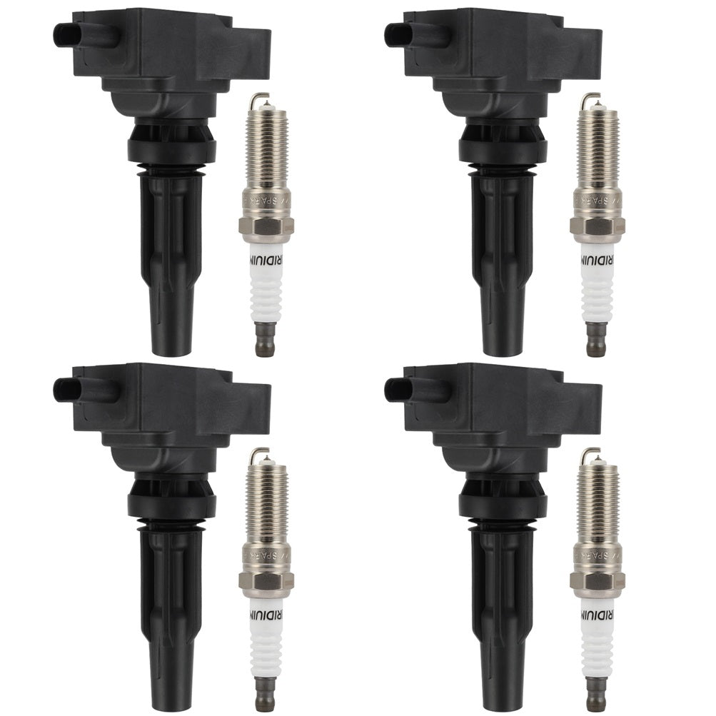 4 For 2020-2022 Ford Escape 2.0L L4 Ignition Coil & Spark Plug UF855 Only for Auto