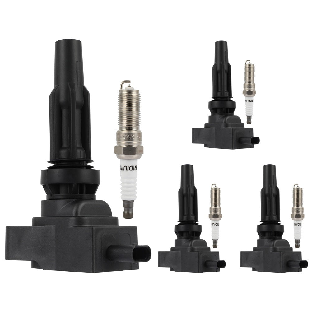 4 For 2020-2022 Ford Escape 2.0L L4 Ignition Coil & Spark Plug UF855 Only for Auto