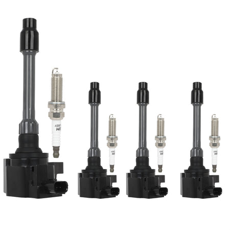 4 For 2018-2021 Honda Accord 1.5L L4 Ignition Coil & Spark Plug Only for Auto