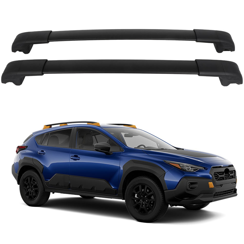 2x Aluminum Roof Rack Cross Bar For 2024 Subaru Crosstrek Wilderness 2.5L