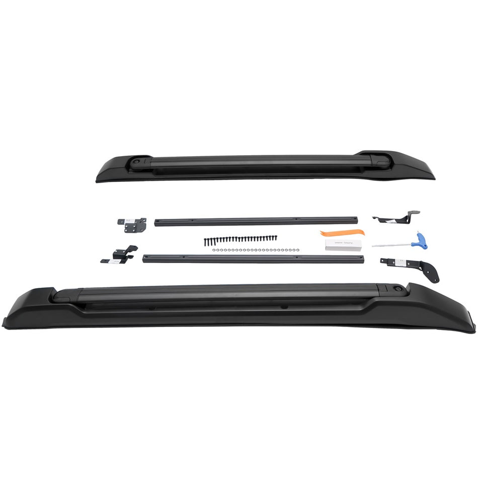 Aluminum Roof Rack For Toyota Tacoma 2024 New 2x Cross Bar 2x Side Rail