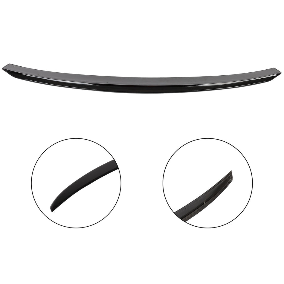 2013-2018 2019 Nissan Sentra Rear Window Painted Black ABS Roof Spoiler Wing
