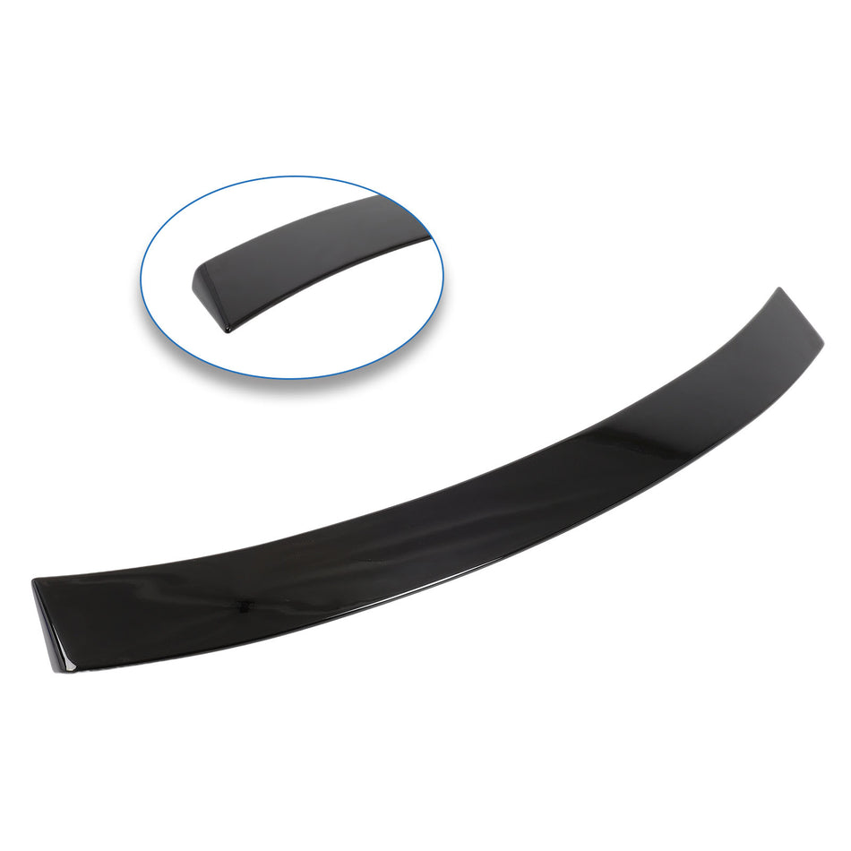 Fits 2010-14 Mercedes C-Class W204 Sedan Rear Painted Black Roof Spoiler Wing