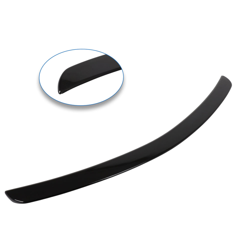 Fits 2010-2014 Mercedes C-Class W204 Sedan Painted Black ABS Spoiler Wing