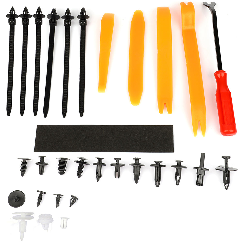 456pcs Car Retainer Clips Fastener Assortments Door Trim Push Rivet Kit Remover Only for Auto