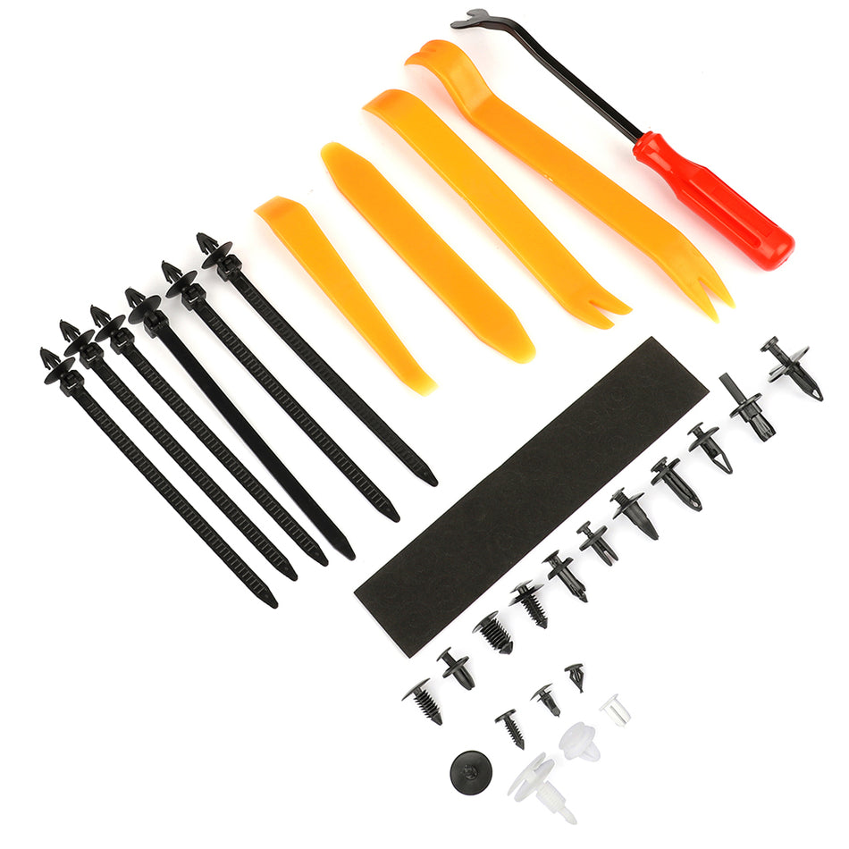 456pcs Car Retainer Clips Fastener Assortments Door Trim Push Rivet Kit Remover Only for Auto