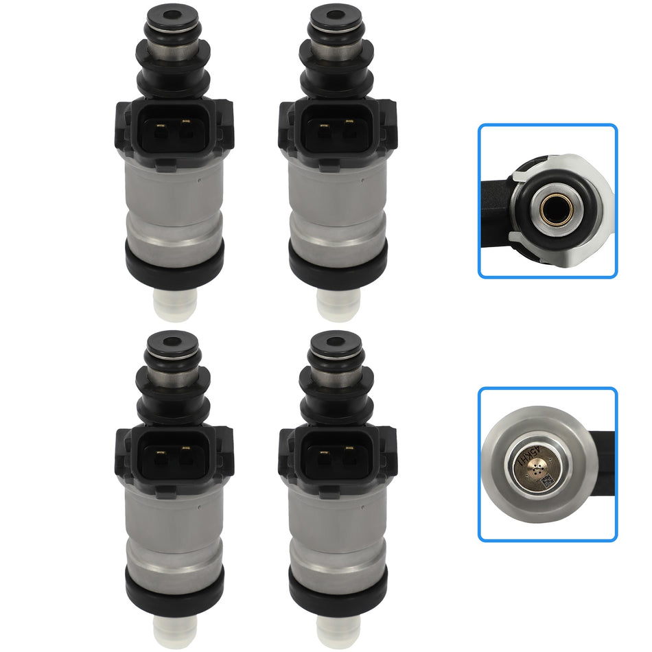 4 PCS Fuel Injectors For 1.6L Honda Civic 1996 1997 1998 1999 2000 06164P2A000