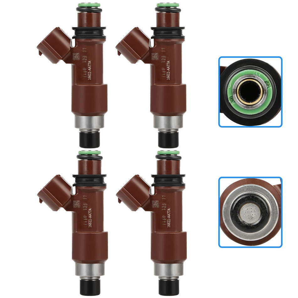For Subaru Outback Legacy 2.5L 2010 2011 2012 16611-AA77AFuel Injectors