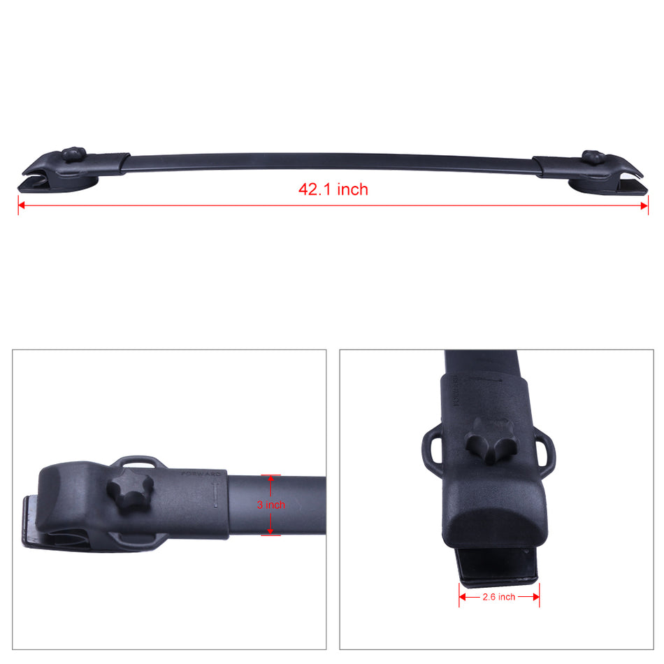 For 11-20 Toyota Sienna Aluminum OE Style Bolt-On Roof Rack Cross Bars