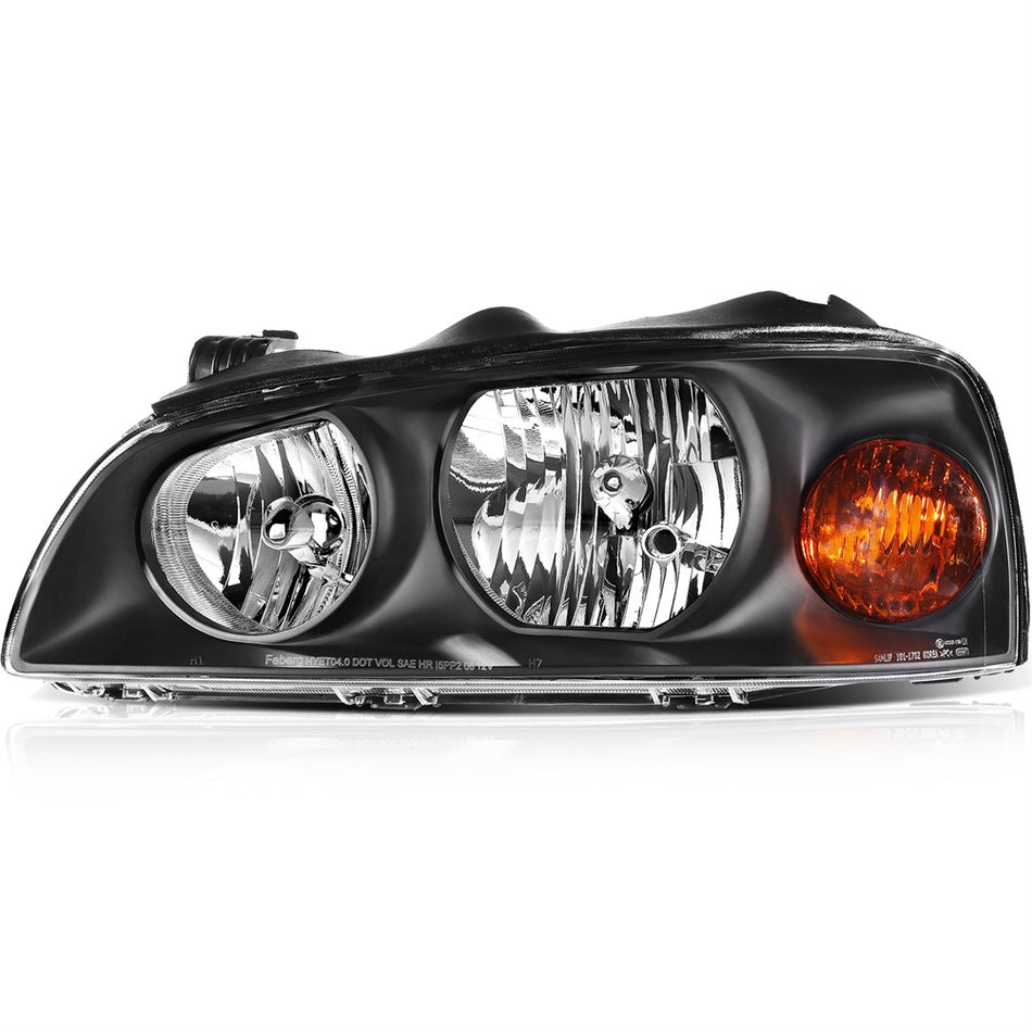 Fit For 2004-2006 Hyundai Elantra Front Clear Lens Headlight Assembly One Pair