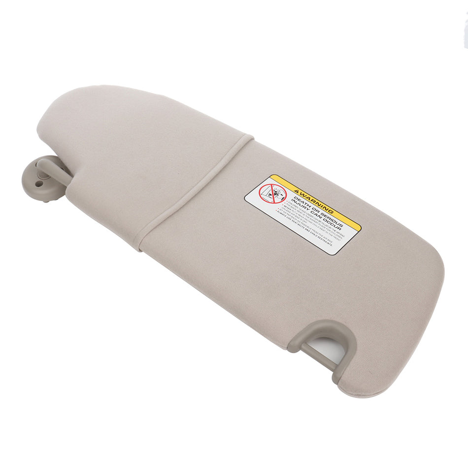 Gray Left Driver Side Sun Visor For 2003 Dodge Ram Non Illuminated Extendable