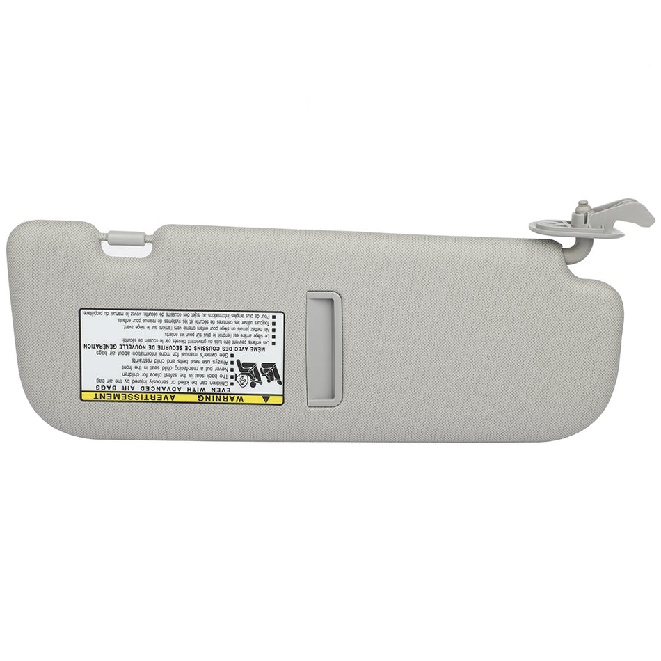 Car Sun Visor Driver Left Gray LH 852103X000TX For Hyundai Elantra MD 11-15