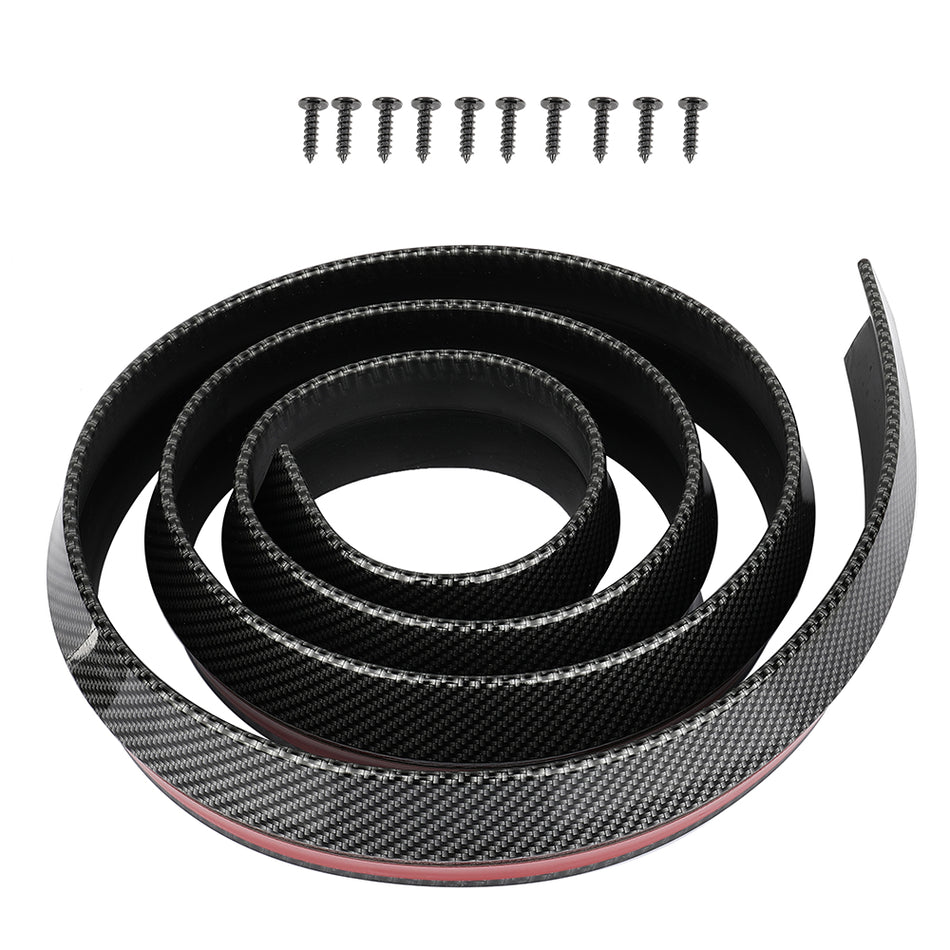 Universal PVC Carbon Fiber Look Trunk Car Spoiler for Acura CL GMC Yukon XL - 1PCS