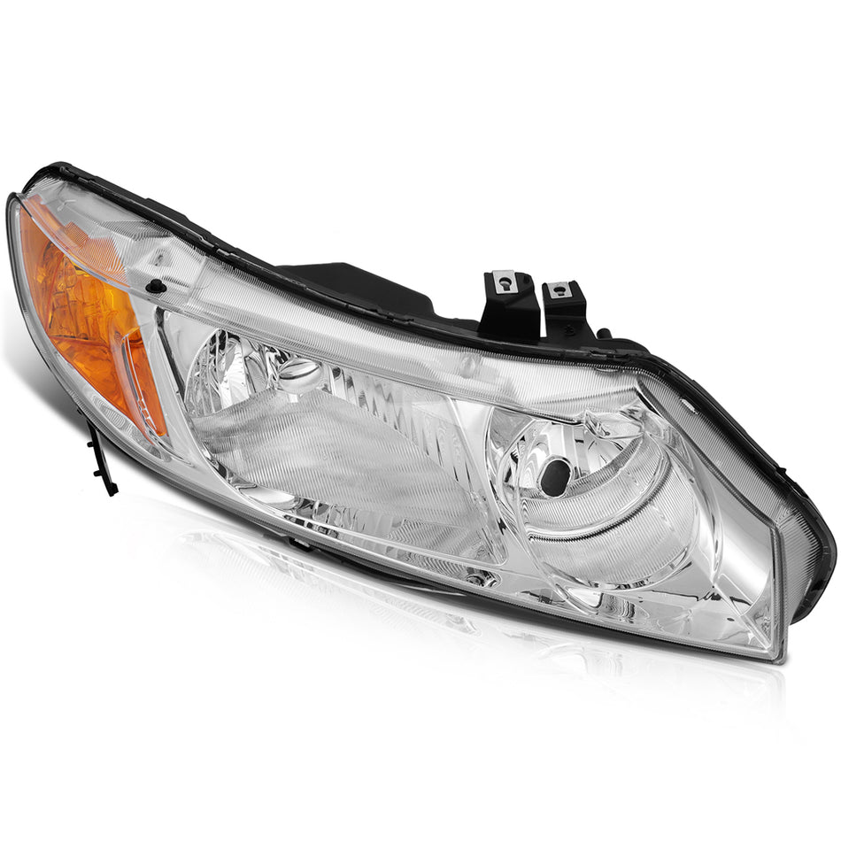 For Honda Civic 4 door Sedan 2006-2011 Headlight Assembly Pair Left + Right Sides