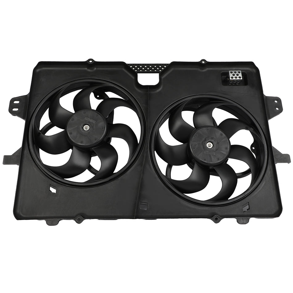 Dual Radiator Cooling Fan Assembly For 08-12 Ford Escape 08-11 Mercury Mariner