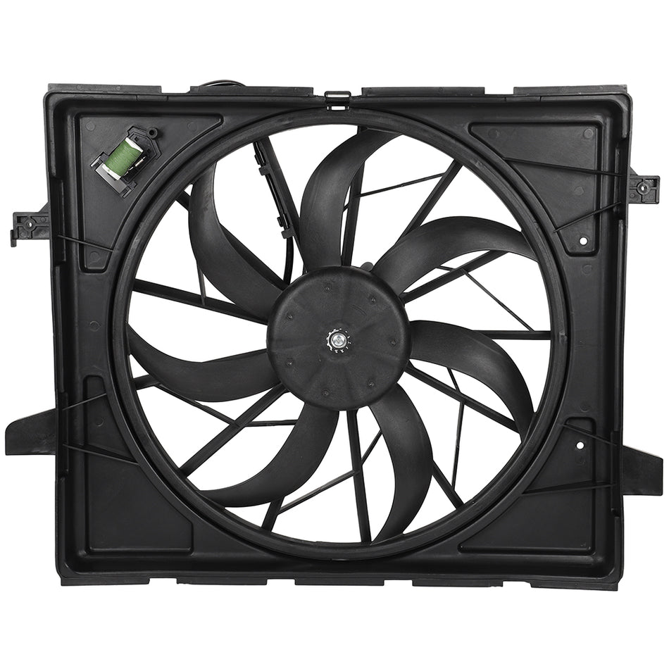 Radiator Cooling Fan Assembly For 2011 2012 2013 2014-2017 Jeep Grand Cherokee