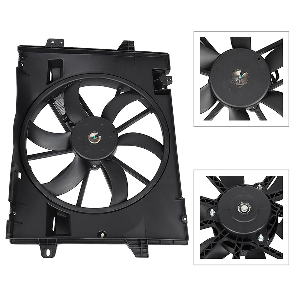 Radiator Fan Assembly For 2006 2007 2008 2009 2010 2011 Lincoln Town Car