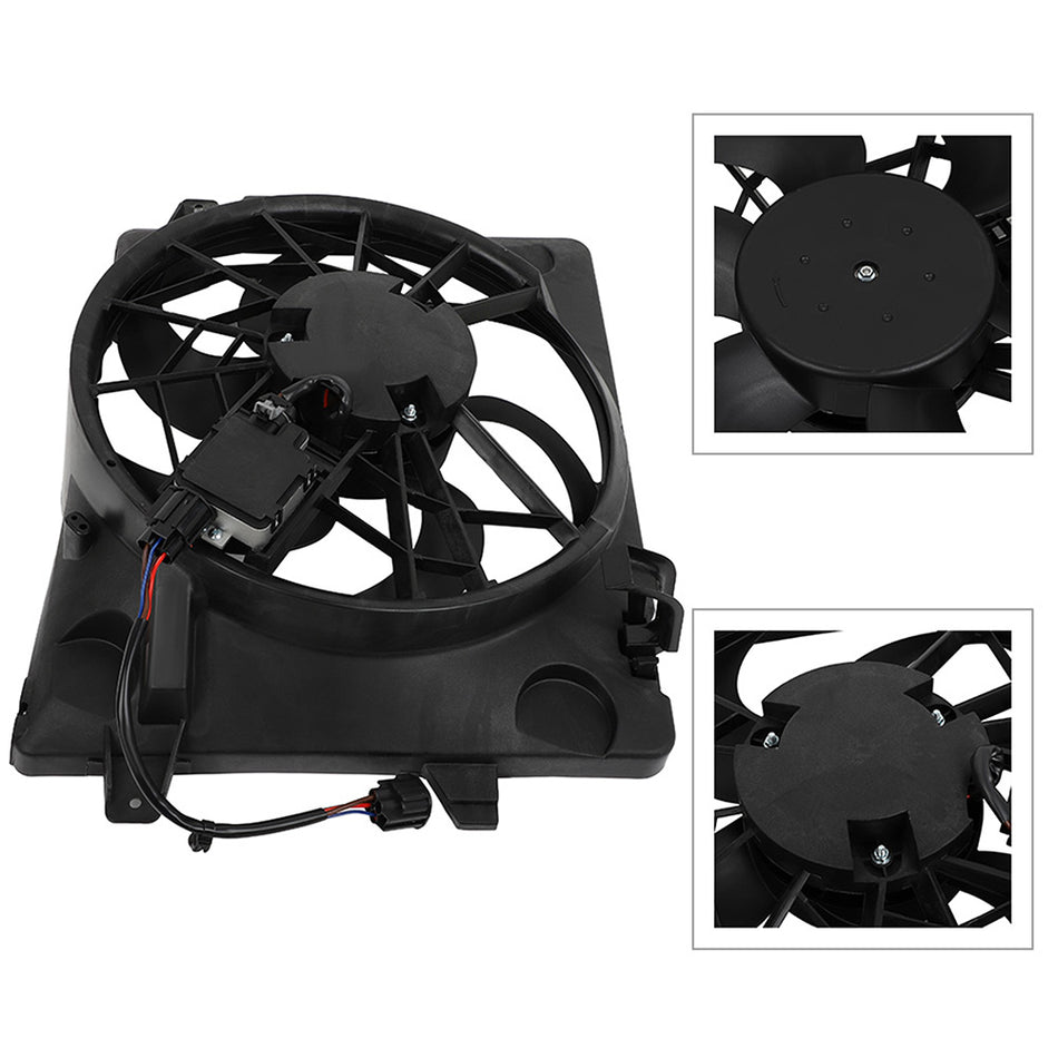 Electric Radiator Cooling Fan Assembly For 2003 2004 2005 Lincoln Town Car