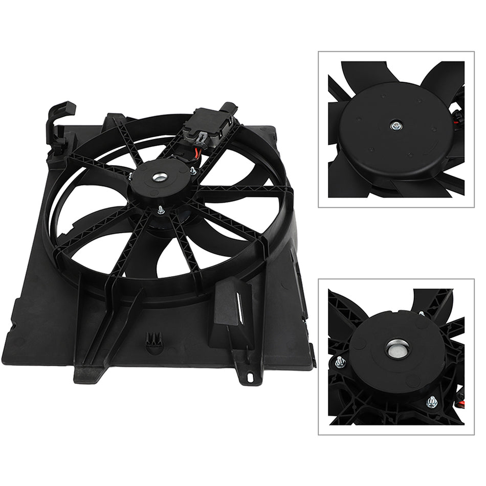 Radiator Cooling Fan Assembly For 2006 2007 2008 2009-2011 Ford Crown Victoria