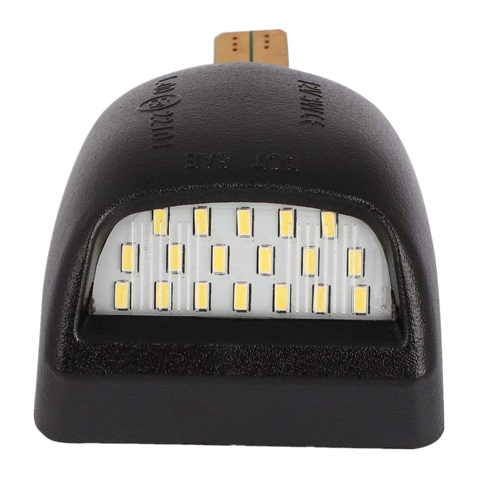 License Plate Light Tag Lamp Assembly 6000K White 18SMD LED Chips for Cadillac Escalade Chevy Avalanche GMC Yukon - 2Pack