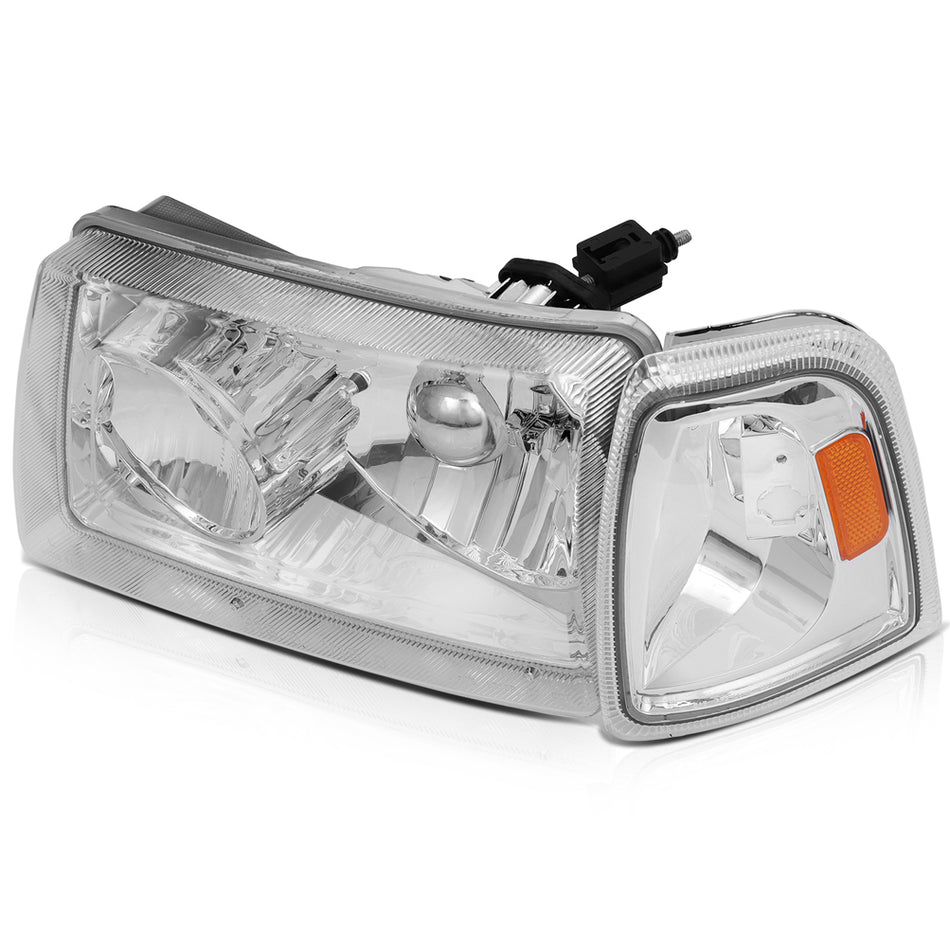 For 2001-2011 Ford Ranger Headlight Assembly Left + Right Sides Replacement