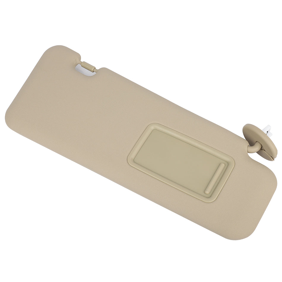 For Toyota 2008-2013 Highlander Passenger Beige Sun Visor W/ Vanity Light Models